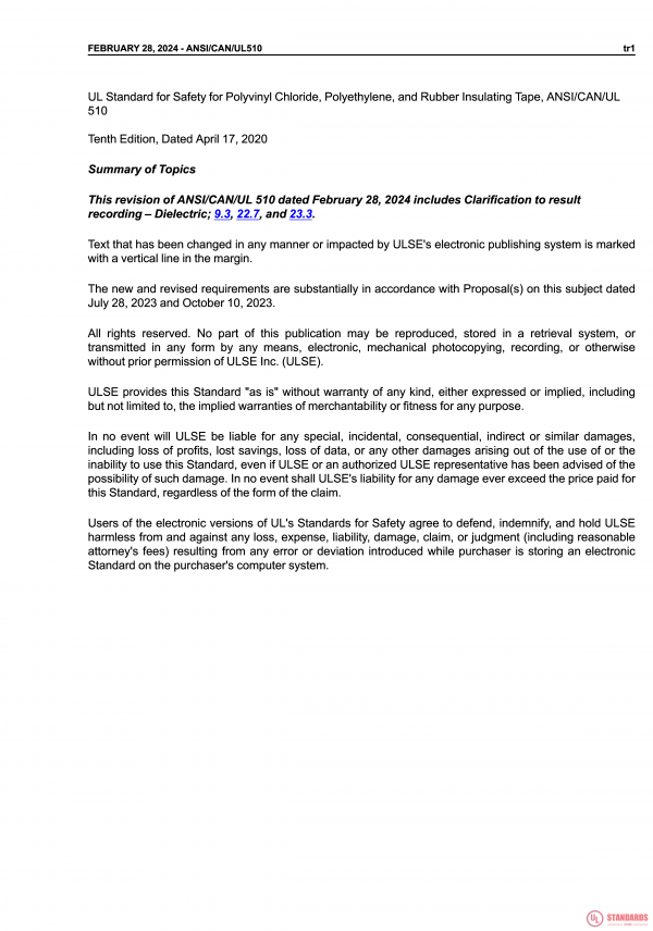 UL 510 PDF